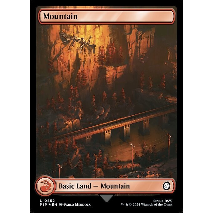 FALLOUT PIP Choose Your Cards MTG Magic: The Gathering Basic Lands Regular, and Surge Foil