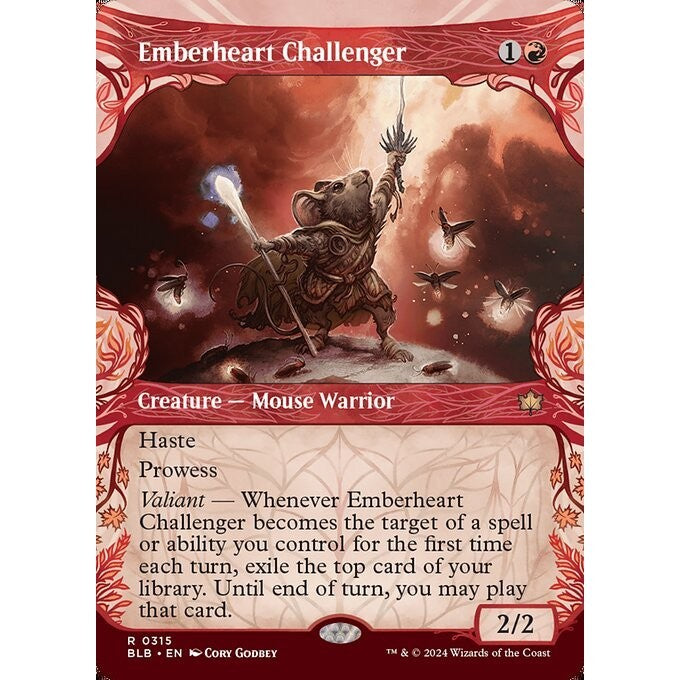 BLB_315 Emberheart Challenger *Showcase* MTG Magic: The Gathering: Bloomburrow_Rare