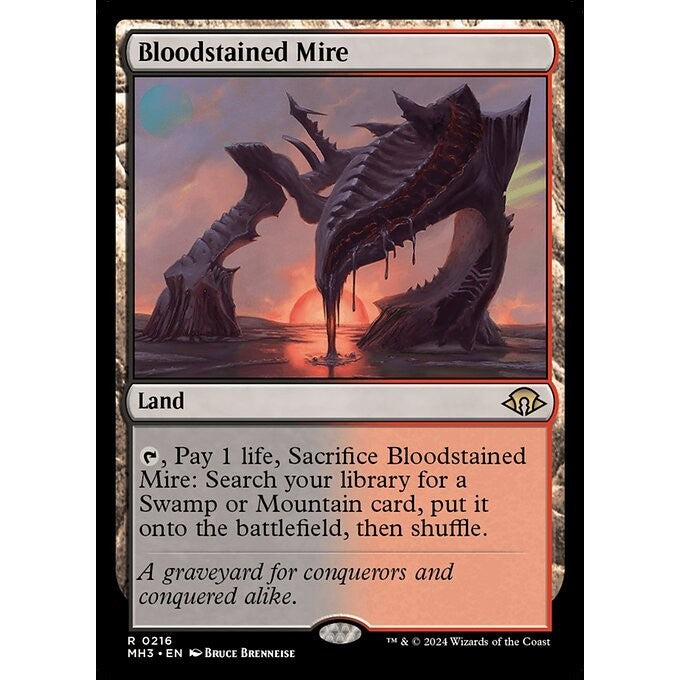 MH3_216 Bloodstained Mire MTG Magic: The Gathering: Modern Horizons 3_Rare