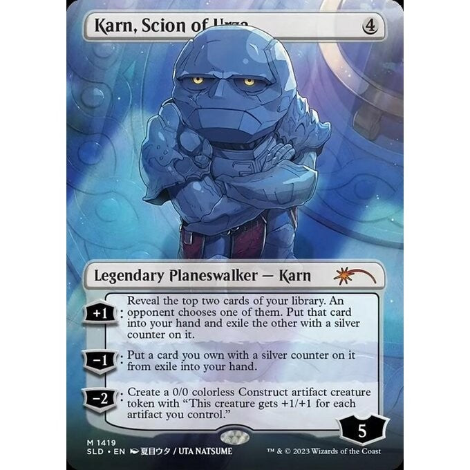 SLD_1419 Karn, Scion of Urza MTG Magic: The Gathering: Secret Lair: Lil'Est Walkers_Mythic