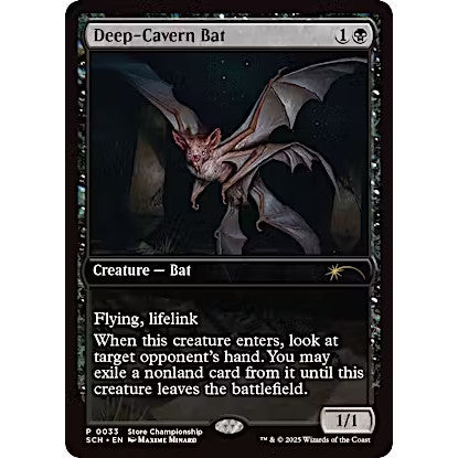 SCH_033 DEEP-CAVERN BAT  *Store Championships Reward* MTG Magic: The Gathering_Promotional Card