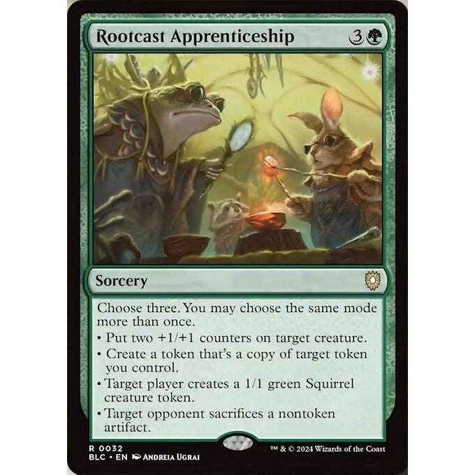 BLC Bloomburrow Commander Deck: SQUIRRELED AWAY Singles MTG: Magic: the Gathering: Choose your cards inside BLB