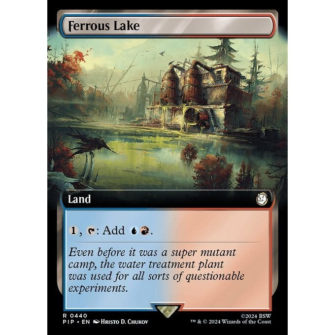 PIP_440 Ferrous Lake *Extended Art EA* MTG Magic: The Gathering: Fallout_Rare
