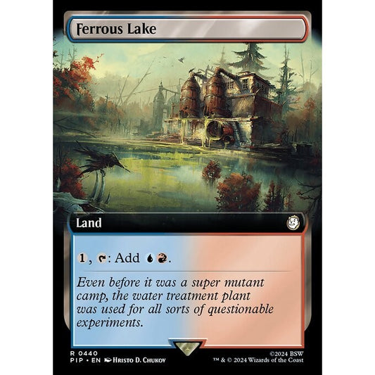 PIP_440 Ferrous Lake *Extended Art EA* MTG Magic: The Gathering: Fallout_Rare