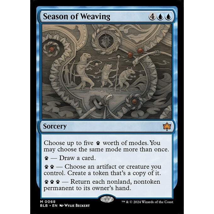 BLB_068 Season of Weaving MTG Magic: The Gathering: Bloomburrow_Mythic