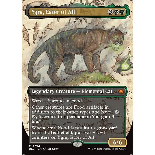 BLB_294 Ygra, Eater of All *Borderless BL* MTG Magic: The Gathering: Bloomburrow_Mythic