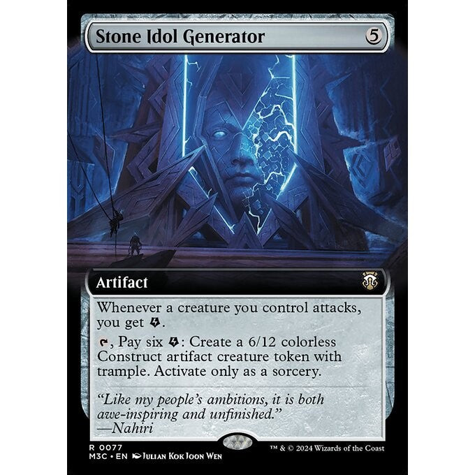 M3C_077 Stone Idol Generator *EA* MTG Magic: The Gathering: Modern Horizons 3 Commander_Rare
