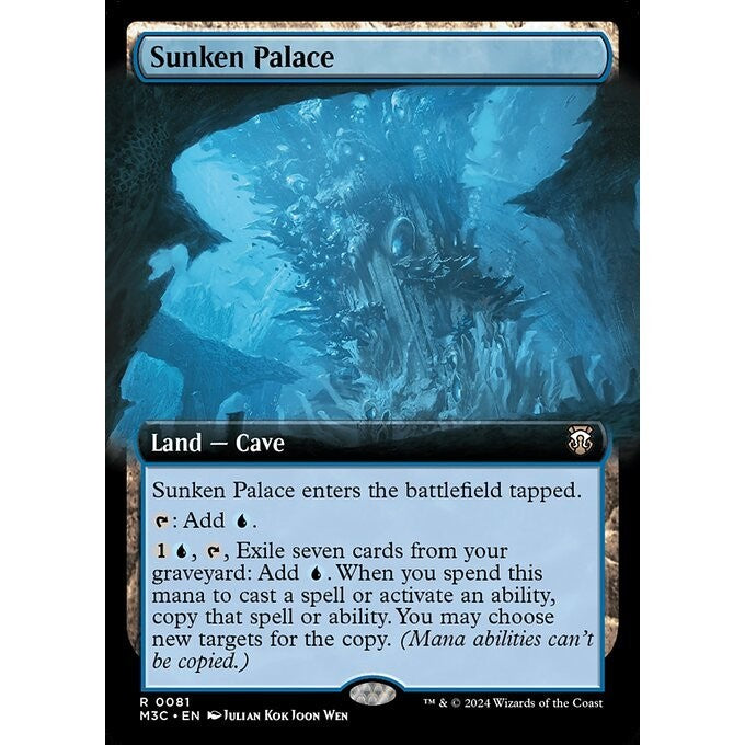 M3C_081 Sunken Palace *EA* MTG Magic: The Gathering: Modern Horizons 3 Commander_Rare