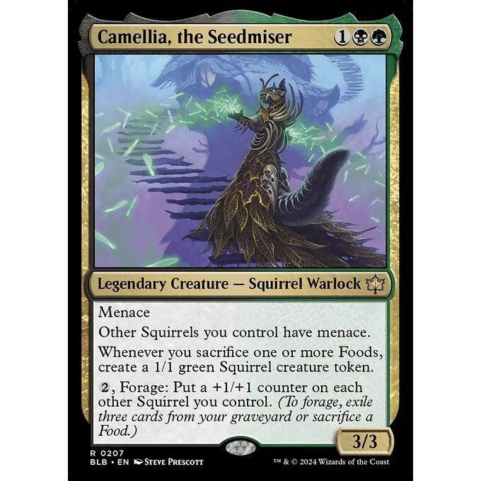 BLB_207 Camellia, the Seedmiser MTG Magic: The Gathering: Bloomburrow_Rare