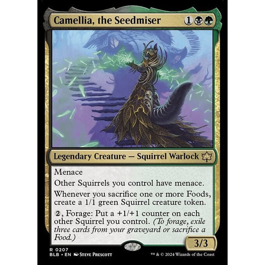 BLB_207 Camellia, the Seedmiser MTG Magic: The Gathering: Bloomburrow_Rare