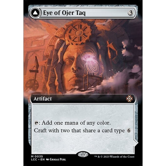 LCC_035 Eye of Ojer Taq / Apex Observatory *Extended Art* MTG Magic: The Gathering: Lost Caverns of Ixalan: Commander
