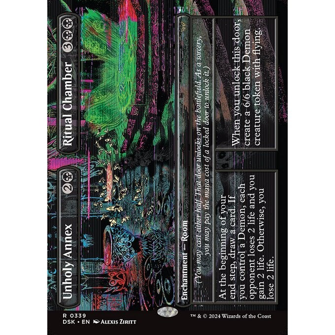 DSK_339 Unholy Annex // Ritual Chamber *Borderless BL* MTG Magic: The Gathering: Duskmourn_Rare