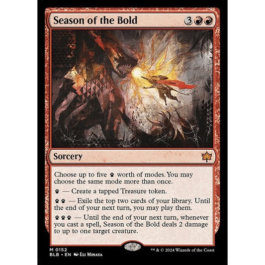 BLB_152 Season of the Bold MTG Magic: The Gathering: Bloomburrow_Mythic