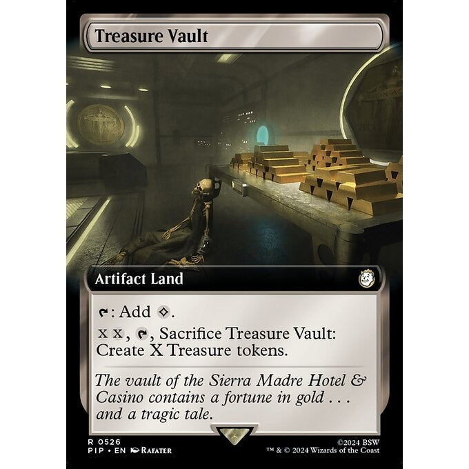 PIP_526 Treasure Vault *Extended Art EA* MTG Magic: The Gathering: Fallout_Rare