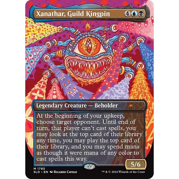SLD_1785 Xanathar, Guild Kingpin MTG Magic: The Gathering: Secret Lair: D&D Beholder I_Mythic