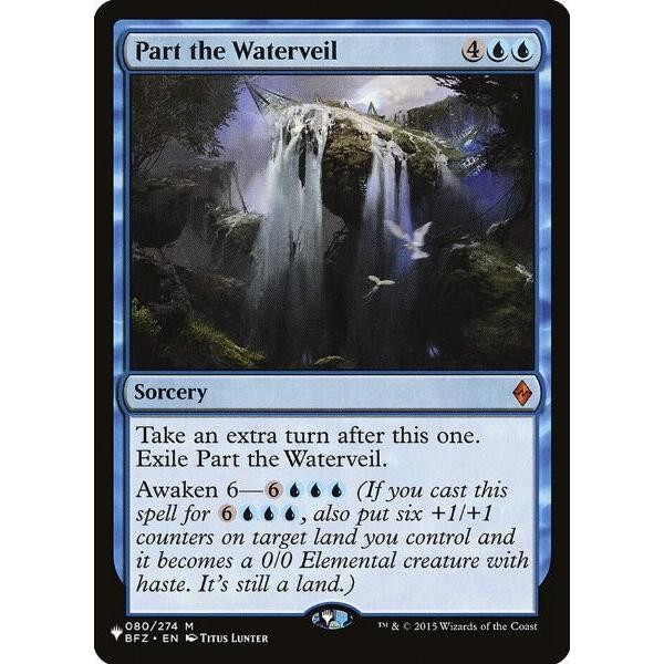 BFZ_080 Part the Waterveil *The List / Mystery Box* MTG Magic: The Gathering_Rare