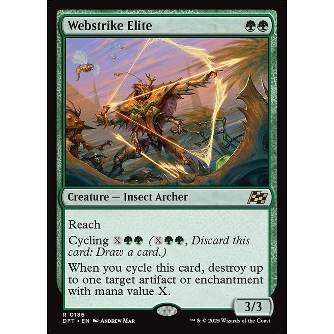 DFT_186 Webstrike Elite *Aetherdrift* MTG Magic: The Gathering_Rare