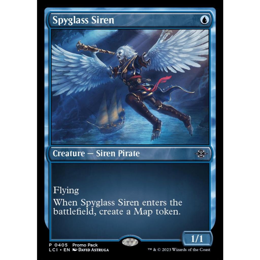 LCI_405 Spyglass Siren *Promo Pack Alternate Frame* MTG Magic: The Gathering: Lost Caverns of Ixalan Uncommon