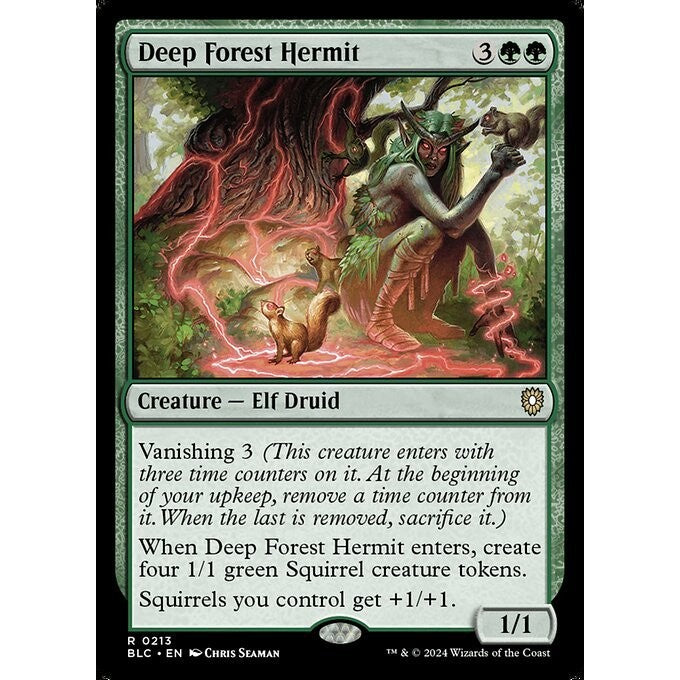 BLC Bloomburrow Commander Deck: SQUIRRELED AWAY Singles MTG: Magic: the Gathering: Choose your cards inside BLB