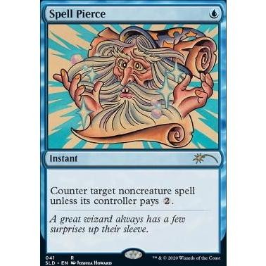 SLD_041 Spell Pierce (041 - Non-Foil): Secret Lair MTG Magic: The Gathering