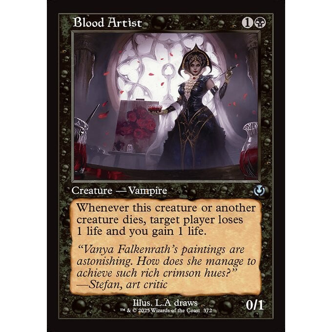INR_372 Blood Artist *Innistrad Remastered* *Retro Frame* MTG Magic: The Gathering_Uncommon