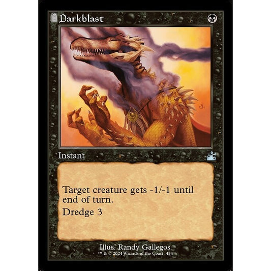 RVR_454 Darkblast Retro Frame MTG Magic: The Gathering: Ravnica Remastered Uncommon