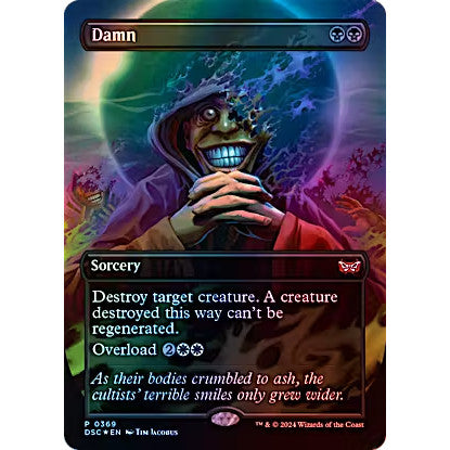 DSC_369 DAMN Showcase Borderless MTG Magic: The Gathering: Duskmourn Nightmare Bundle Promo Card_Mythic