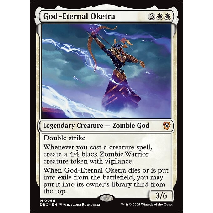 DRC_66 God-Eternal Oketra *Aetherdrift Commander* MTG Magic: The Gathering_Mythic