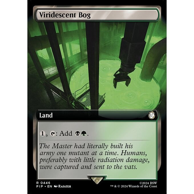 PIP_446 Viridescent Bog *Extended Art EA* MTG Magic: The Gathering: Fallout_Rare