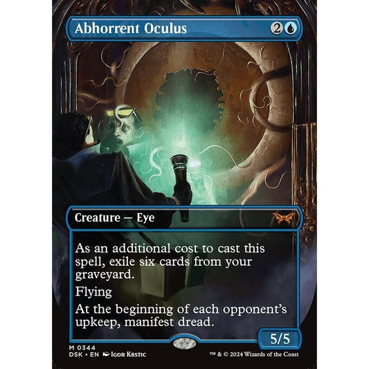 DSK_344 Abhorrent Oculus *Borderless BL* MTG Magic: The Gathering: Duskmourn_Mythic