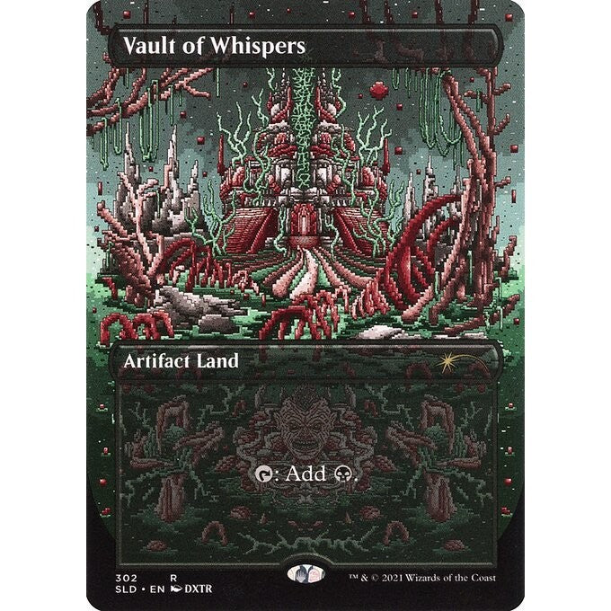 SLD_302 Vault of Whispers *Full Art EA* MTG Magic: The Gathering: Secret Lair: Mirrodinsanity_Rare