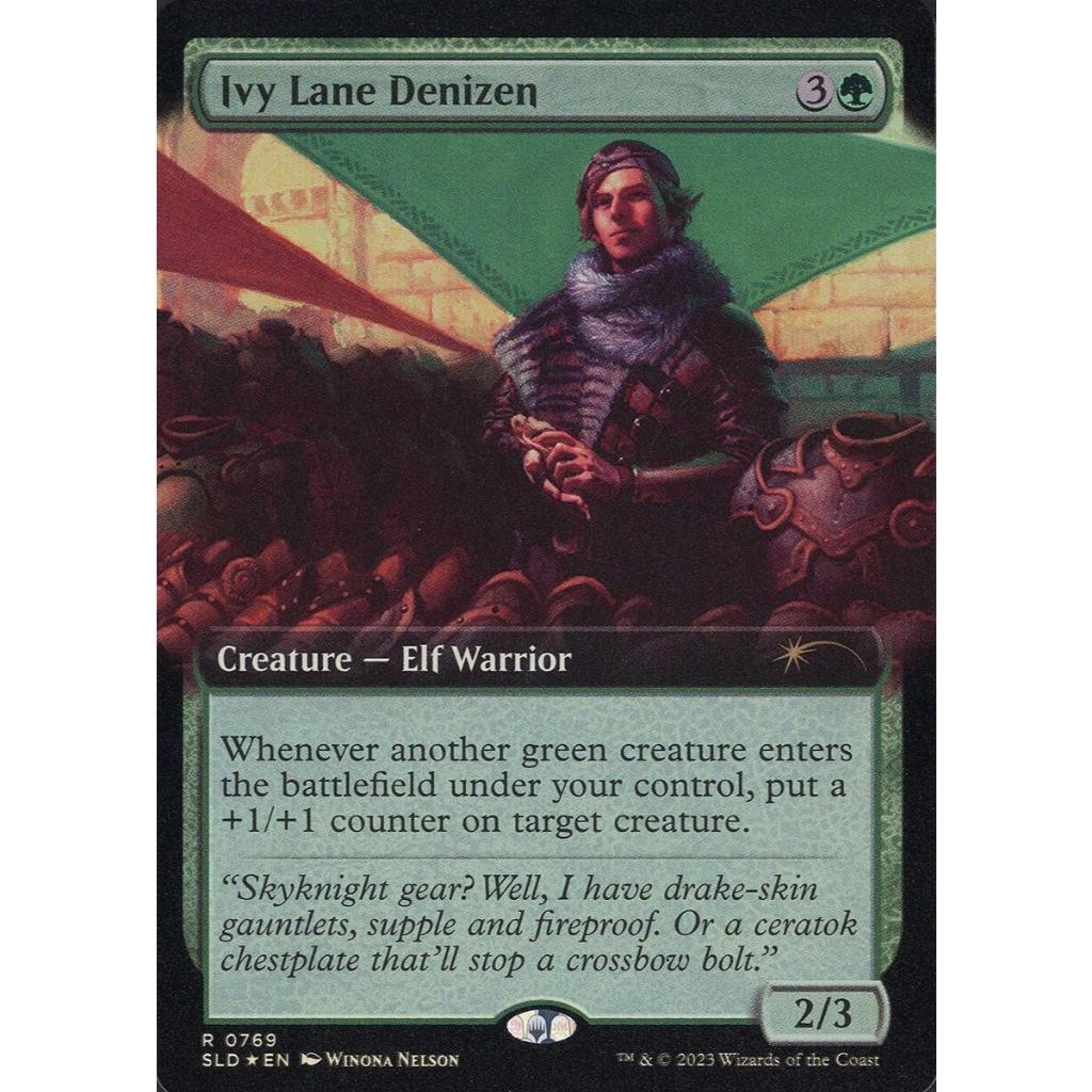 SLD_769 Ivy Lane Denizen MTG Magic: The Gathering: Secret Lair Drop: Poker Faces_Rare