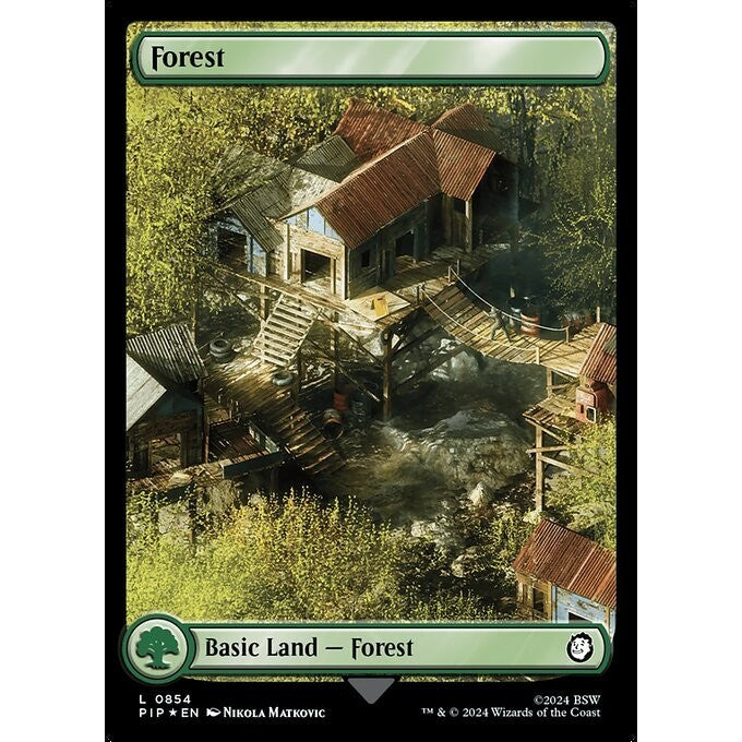 FALLOUT PIP Choose Your Cards MTG Magic: The Gathering Basic Lands Regular, and Surge Foil