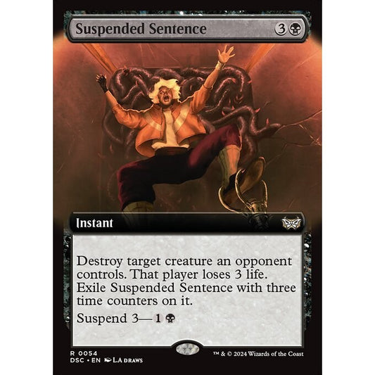 DSC_054 Suspended Sentence *Extended Art* MTG Magic: The Gathering: Duskmourn Commander_Rare
