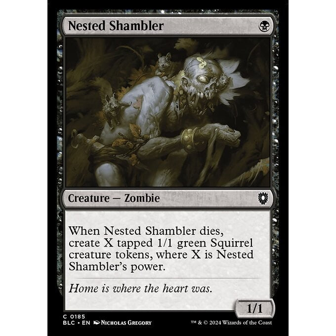 BLC Bloomburrow Commander Deck: SQUIRRELED AWAY Singles MTG: Magic: the Gathering: Choose your cards inside BLB