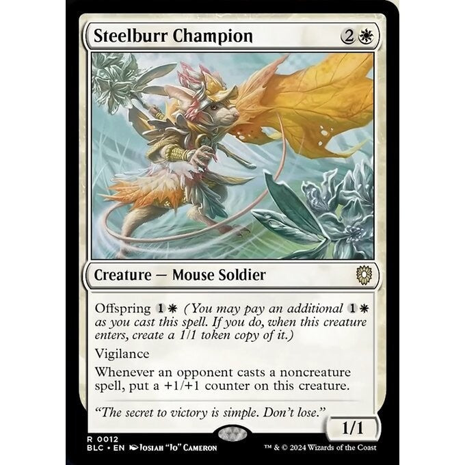 BLC Bloomburrow Commander Deck: PEACE OFFERING Singles MTG: Magic: the Gathering: Choose your cards inside BLB