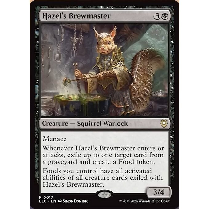 BLC Bloomburrow Commander Deck: SQUIRRELED AWAY Singles MTG: Magic: the Gathering: Choose your cards inside BLB