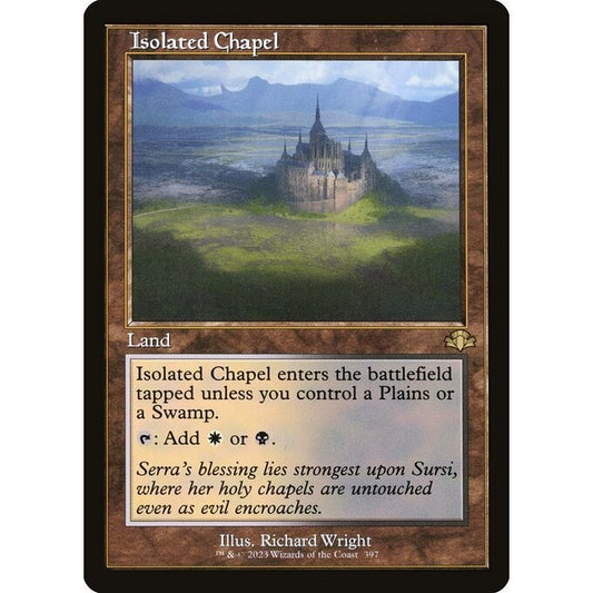 DMR_397 Isolated Chapel *Retro Frame* MTG Magic: The Gathering: Dominaria Remastered: Rare