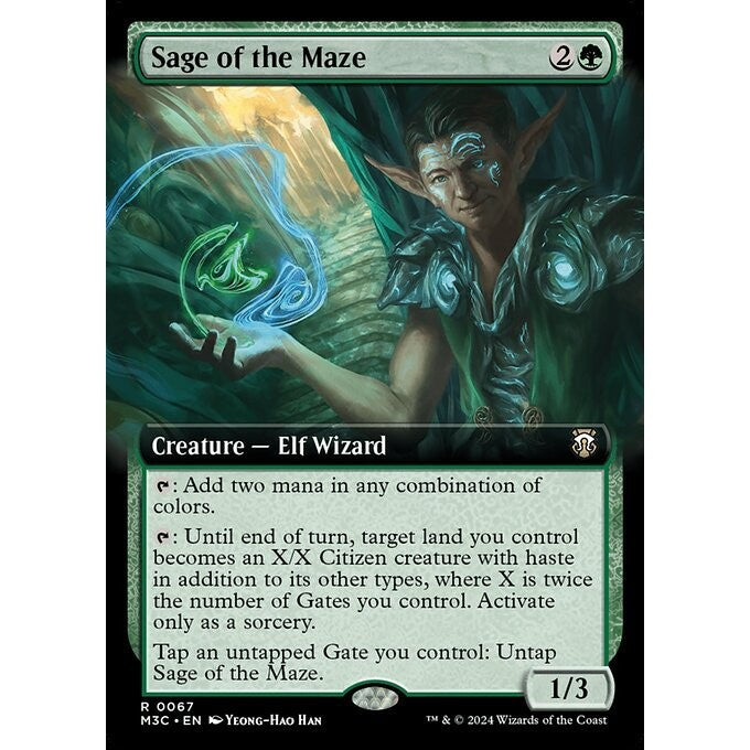 M3C_067 Sage of the Maze *EA* MTG Magic: The Gathering: Modern Horizons 3 Commander_Rare