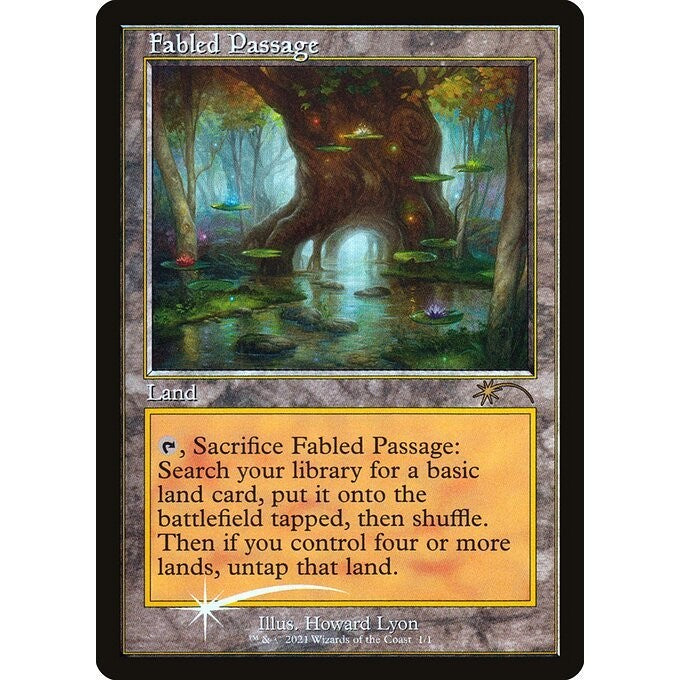 Fabled Passage (Love Your LGS Foil Promo) MTG Magic: the Gathering Rare