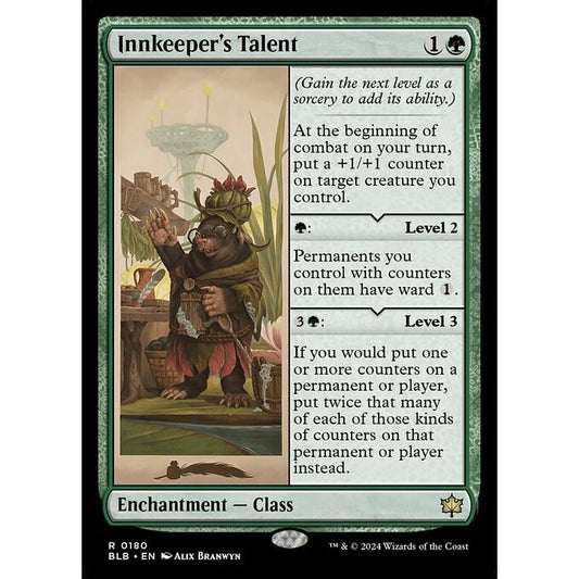 BLB_180 Innkeeper's Talent MTG Magic: The Gathering: Bloomburrow_Rare