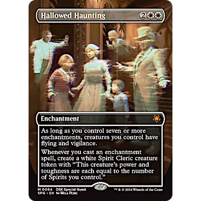 SPG_064 Hallowed Haunting *Duskmourn Special Guest - Alternate Full Art* MTG Magic: The Gathering Mythic
