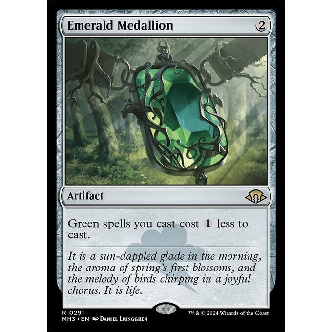MH3_291 Emerald Medallion MTG Magic: The Gathering: Modern Horizons 3_Rare