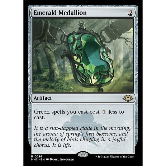 MH3_291 Emerald Medallion MTG Magic: The Gathering: Modern Horizons 3_Rare