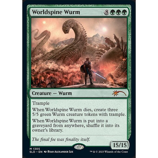 SLD_1305 Worldspine Wurm MTG Magic: The Gathering: Secret Lair Artist Series: Ryan Alexander Lee_Mythic