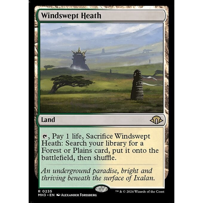 MH3_235 Windswept Heath MTG Magic: The Gathering: Modern Horizons 3_Rare