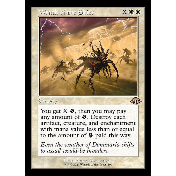 MH3_397 Wrath of the Skies *Classic Retro Print* MTG Magic: The Gathering: Modern Horizons 3_Rare