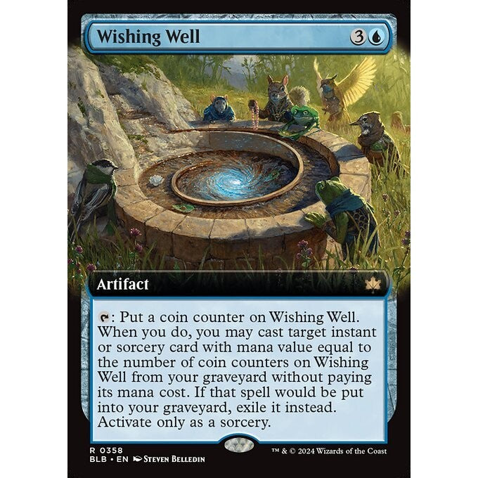 BLB_358 Wishing Well *Extended Art* MTG Magic: The Gathering: Bloomburrow_Rare