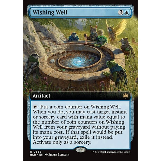 BLB_358 Wishing Well *Extended Art* MTG Magic: The Gathering: Bloomburrow_Rare