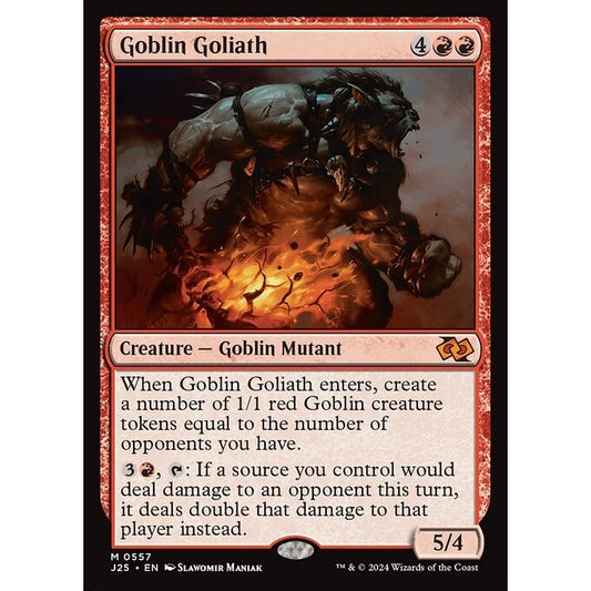 J25_557 Goblin Goliath MTG Magic: The Gathering: Foundations Jumpstart 2025_Mythic